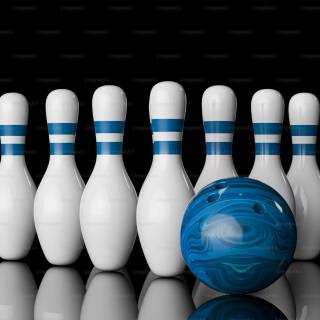 Bowling pins wallpaper
