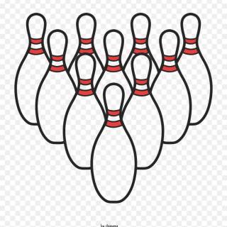 Bowling pins wallpaper