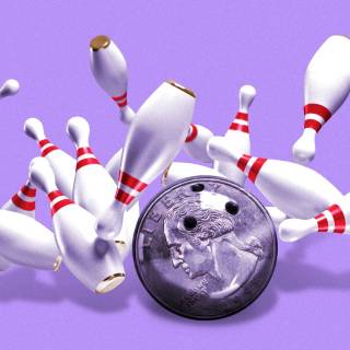 Bowling pins wallpaper