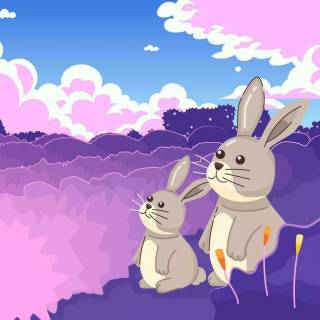 Bunny laptop wallpaper