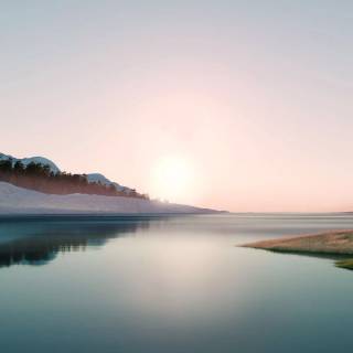 Sunrise laptop wallpaper