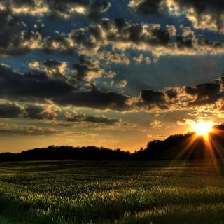 Sunrise laptop wallpaper