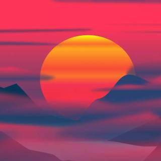 Sunrise laptop wallpaper