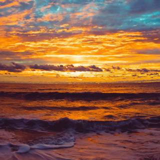 Sunrise laptop wallpaper