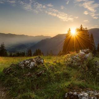 Sunrise laptop wallpaper