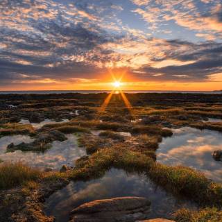 Sunrise laptop wallpaper