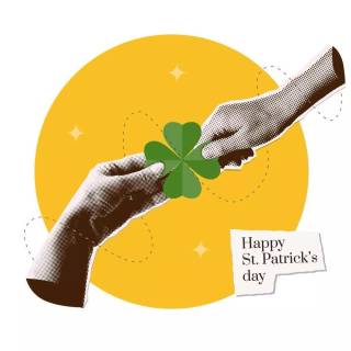 St Patrick's Day Y2k wallpaper