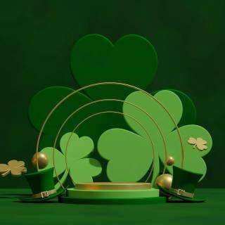 St Patrick's Day Y2k wallpaper
