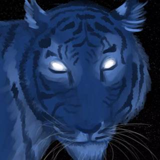 Cosmic tiger wallpaper