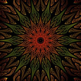 Dark fractal wallpaper