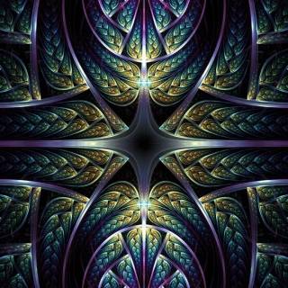 Dark fractal wallpaper