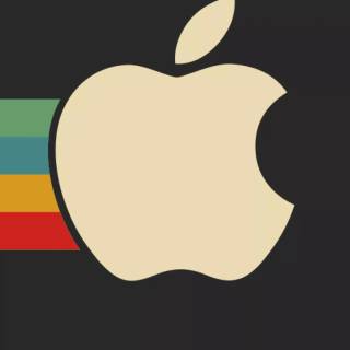 Retro logo wallpaper