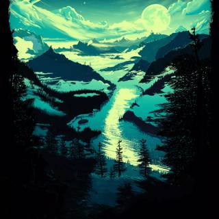 Oled nature wallpaper