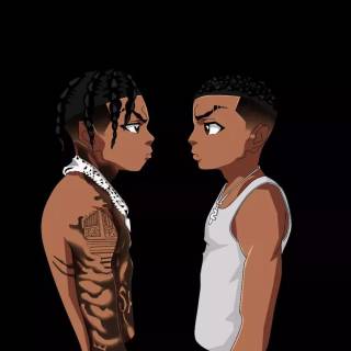 NLE Choppa and King Von wallpaper