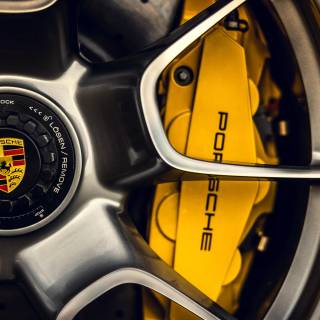 Porsche wheel wallpaper