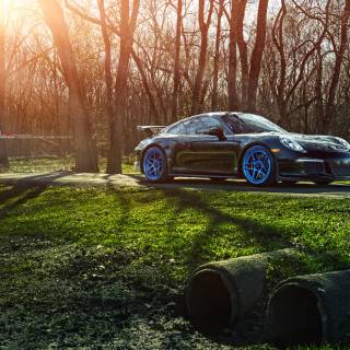 Porsche wheel wallpaper