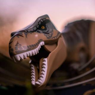 Lego T-Rex wallpaper