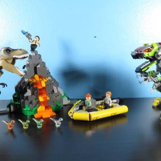 Lego T-Rex wallpaper