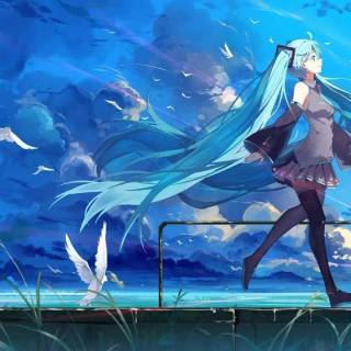 Hachune Miku wallpaper