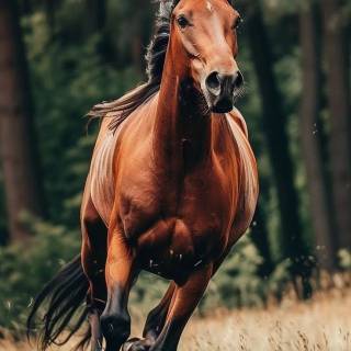 Spring horse wallpaper