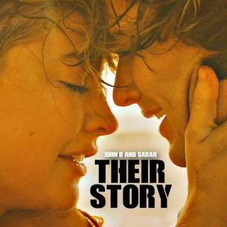 John B and Sarah kiss wallpaper