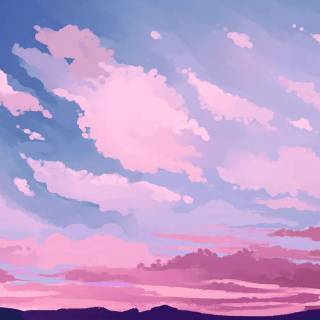 Pink cloud wallpaper