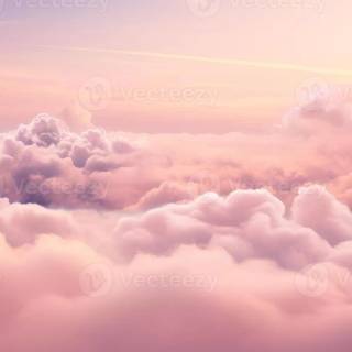 Pink cloud wallpaper