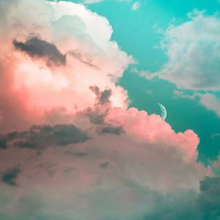 Pink cloud wallpaper