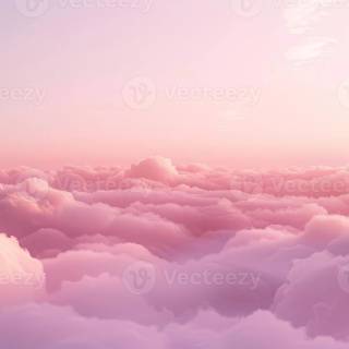 Pink cloud wallpaper