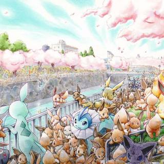 Pokémon spring wallpaper