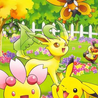 Pokémon spring wallpaper