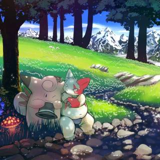 Pokémon spring wallpaper