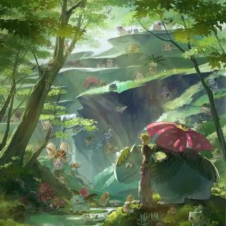 Pokémon spring wallpaper