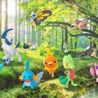 Pokémon spring wallpaper