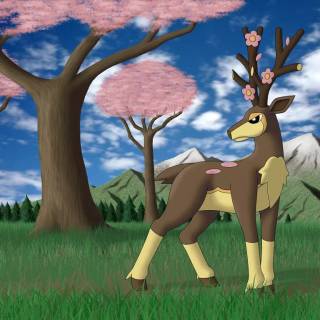 Pokémon spring wallpaper