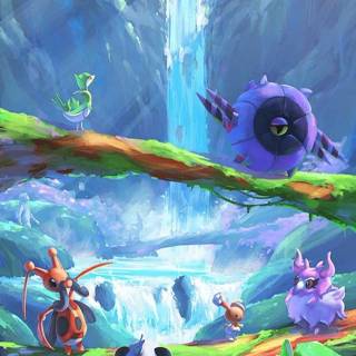 Pokémon spring wallpaper