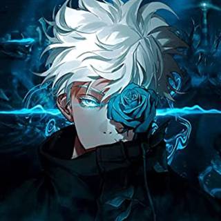 Satoru Gojo's blue eyes wallpaper