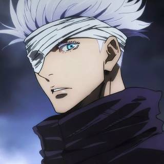 Satoru Gojo's blue eyes wallpaper