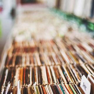 Music store wallpaper