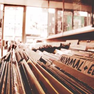 Music store wallpaper