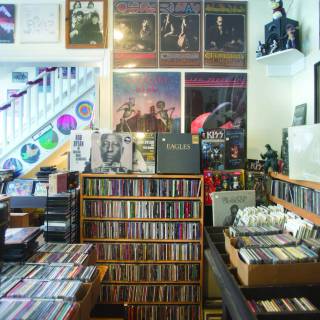 Music store wallpaper