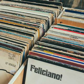 Music store wallpaper