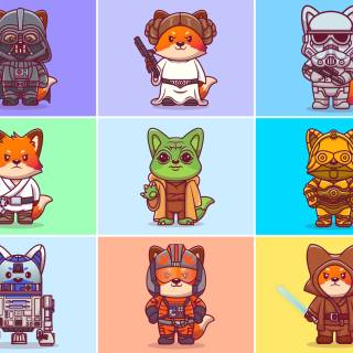 Star Wars cats wallpaper