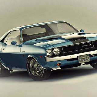 Old Dodge Challenger wallpaper