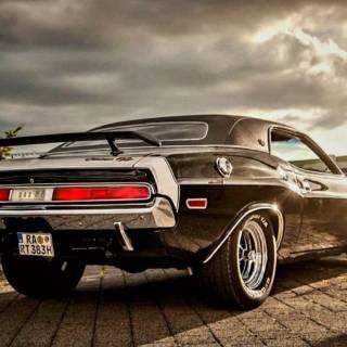 Old Dodge Challenger wallpaper