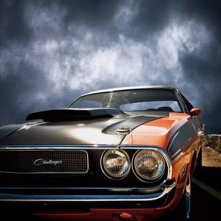 Old Dodge Challenger wallpaper