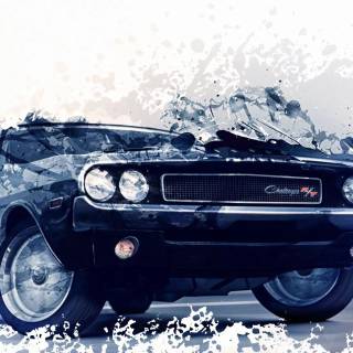 Old Dodge Challenger wallpaper