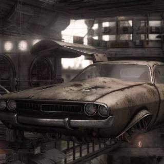 Old Dodge Challenger wallpaper