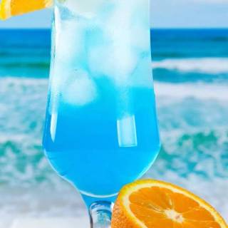 Tropical drinks wallpaper