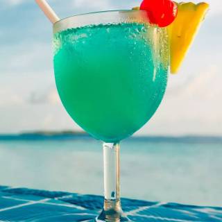 Tropical drinks wallpaper
